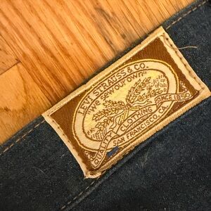 1970s Rare Levi’s Dark Wash Denim